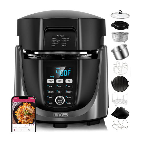 Nuwave Duet Air Fryer, Electric Pressure Cooker